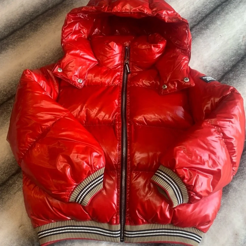 Burberry Josiah Red Puffer Jacket Kids Coat